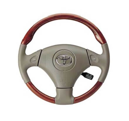 Real Wood Steering Wheel