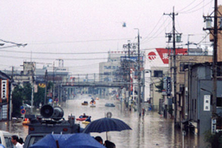 Nishibiwajima Plant is damaged by the Tokai Flood.